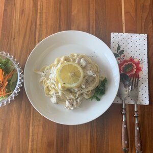 絶品レモンクリームパスタ